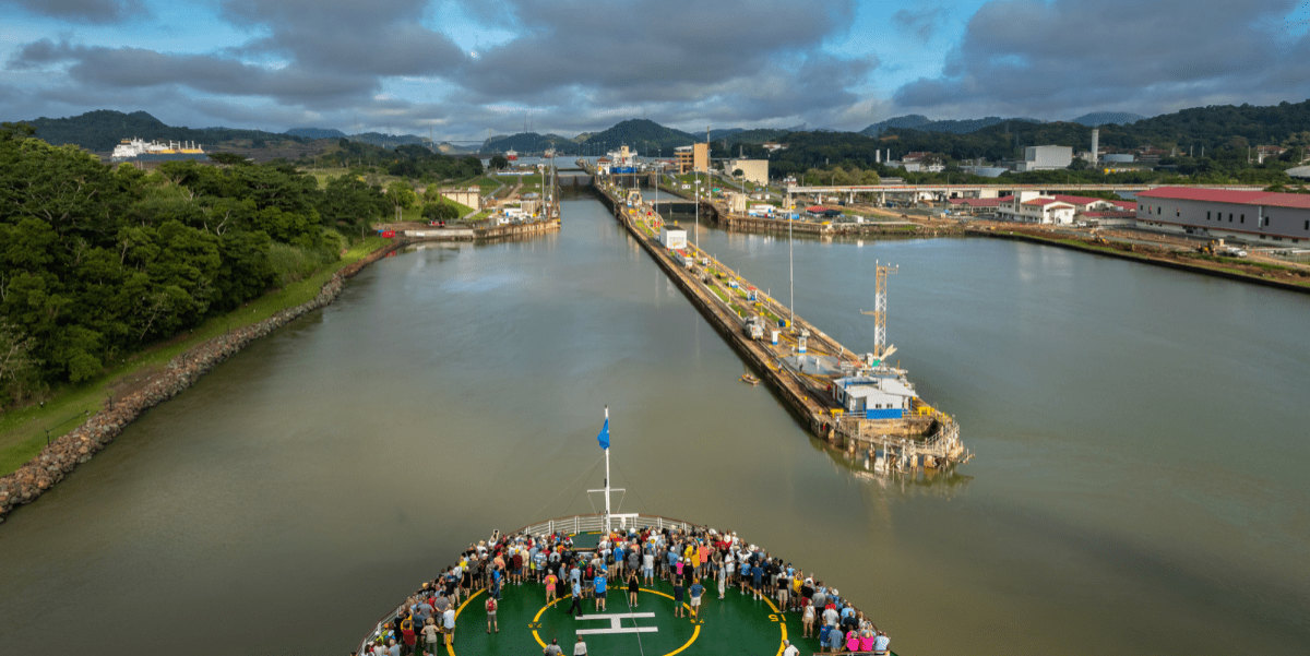 Panama Kanal Schleuse